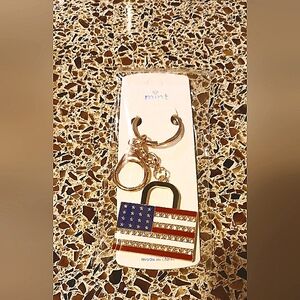 American Flag key chain NIB